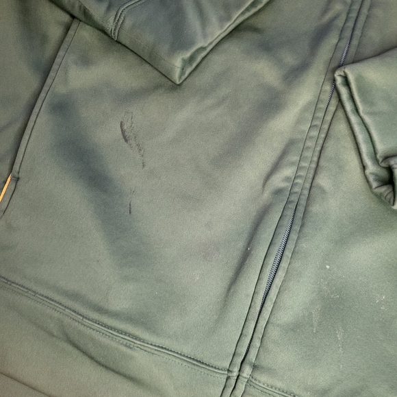 Lot Of 2 Edmonton Eskimos Green Coat & Long-sleeve Reebok Hoodie Men's XL B4 - Picture 10 of 13